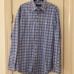 Ralph Lauren Men's XL Multicolor Plaid Button Down Shirt